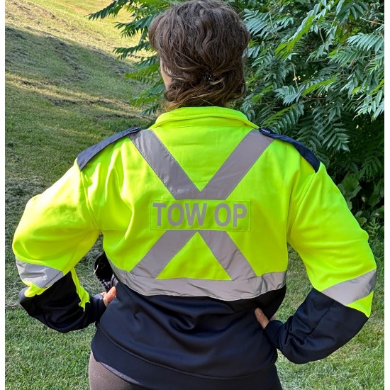 Hi-Visibility Two Tone Fleece Jacket - Tow Op - Unisex - Sands Canada